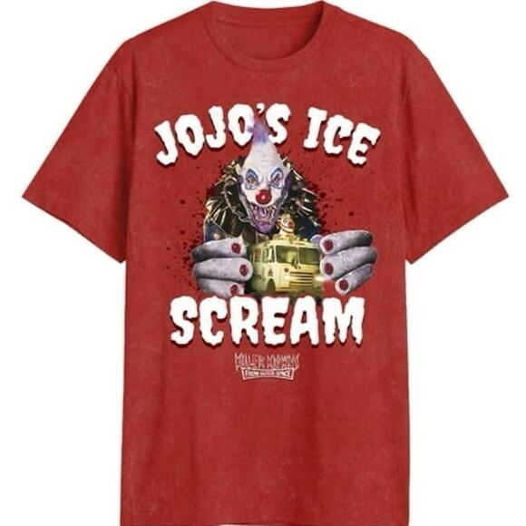 Killer Klowns From Outer Space, Men's Graphic Tee, Jojo's Ice Cream Size Medium - Picture 1 of 4